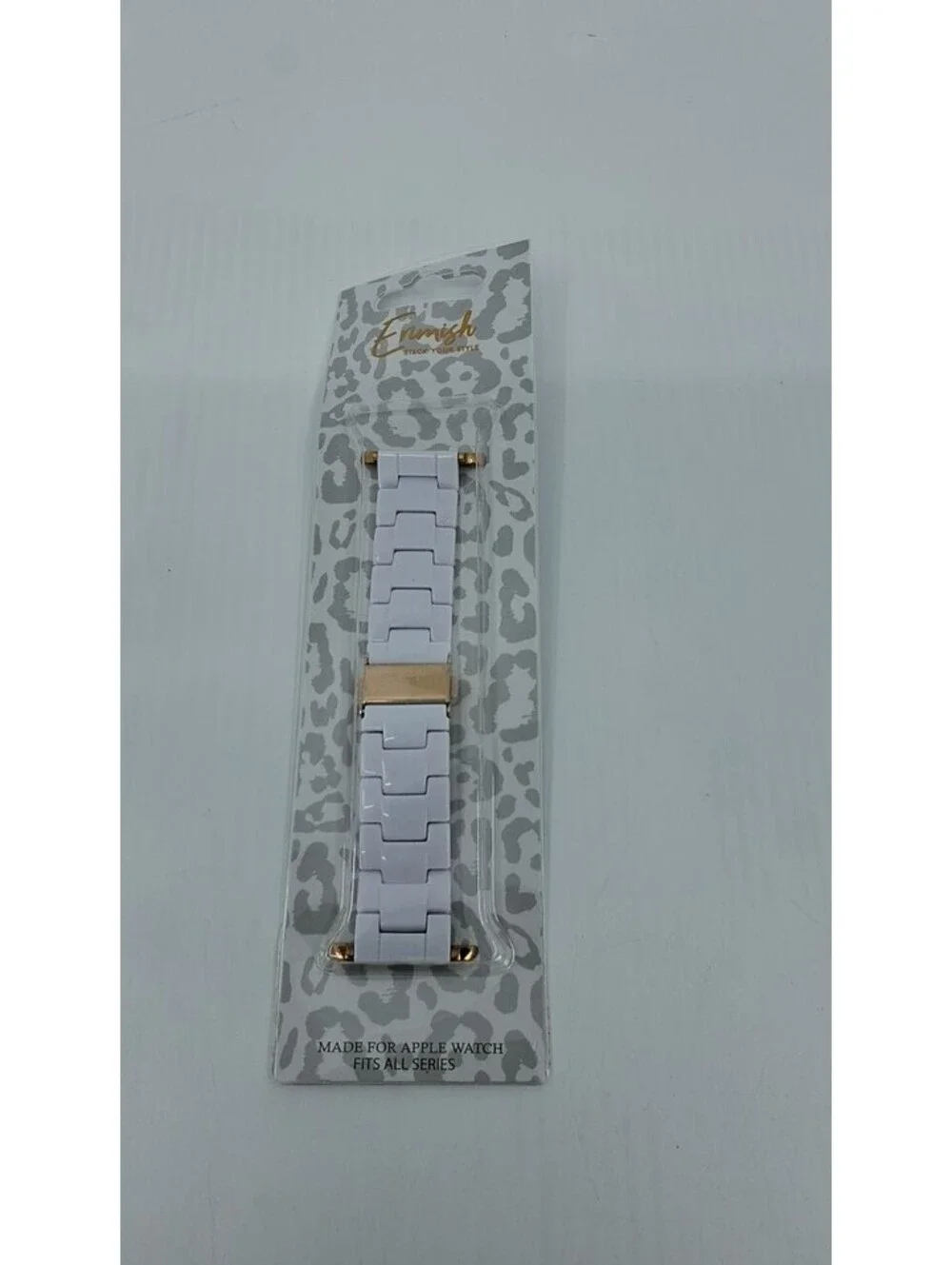 Erimish Candy Crush White Apple Watch Band-13CM